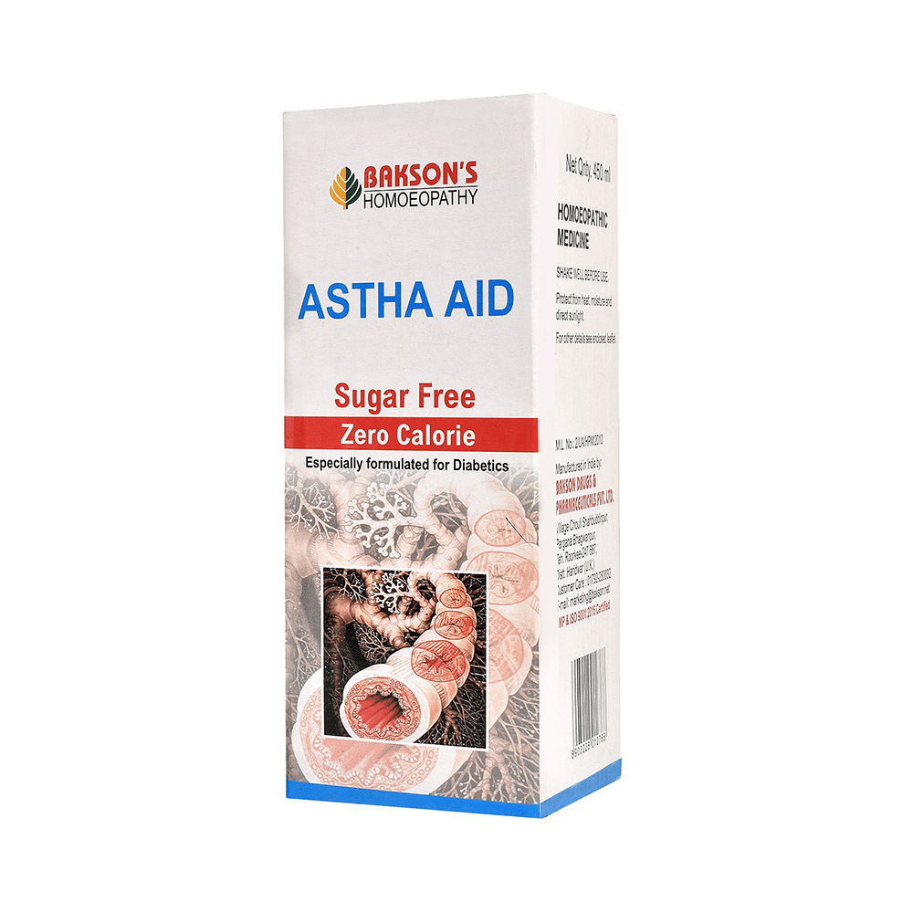 Bakson's Astha Aid Syrup Sugar Free