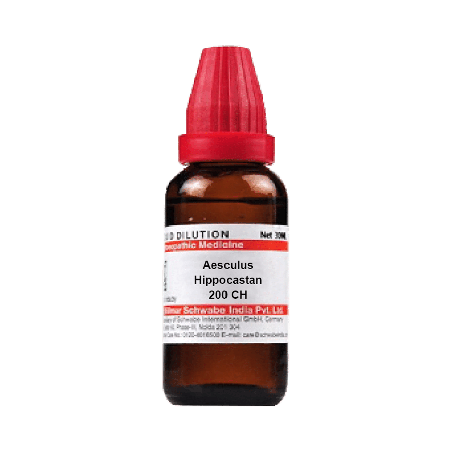 Dr Willmar Schwabe India Aesculus Hippocastan Dilution 200 CH Dr Willmar Schwabe India Aesculus Hippocastan Dilution 200 CH
