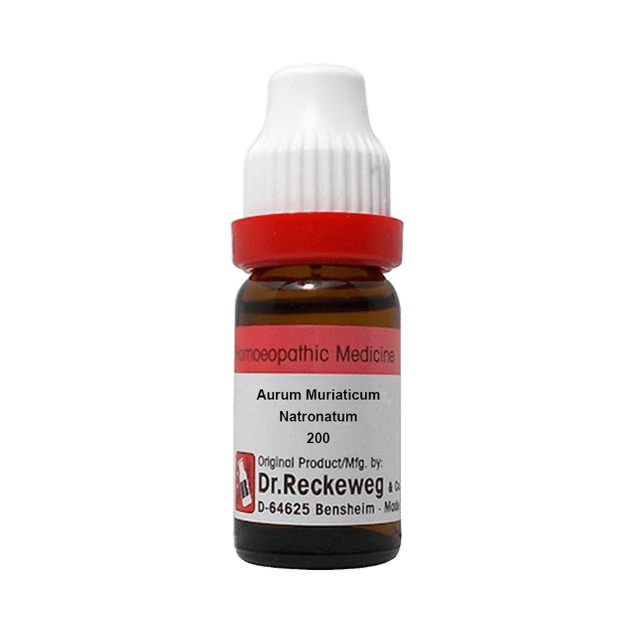 Dr. Reckeweg Aurum Muriaticum Natronatum Dilution 200 CH Dr. Reckeweg Aurum Muriaticum Natronatum Dilution 200 CH