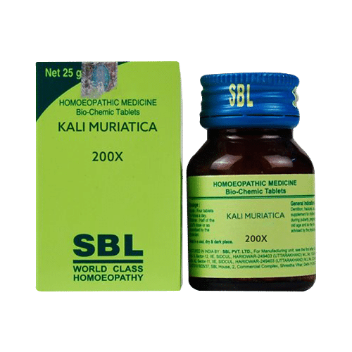 SBL Kali Muriaticum Biochemic Tablet 200X