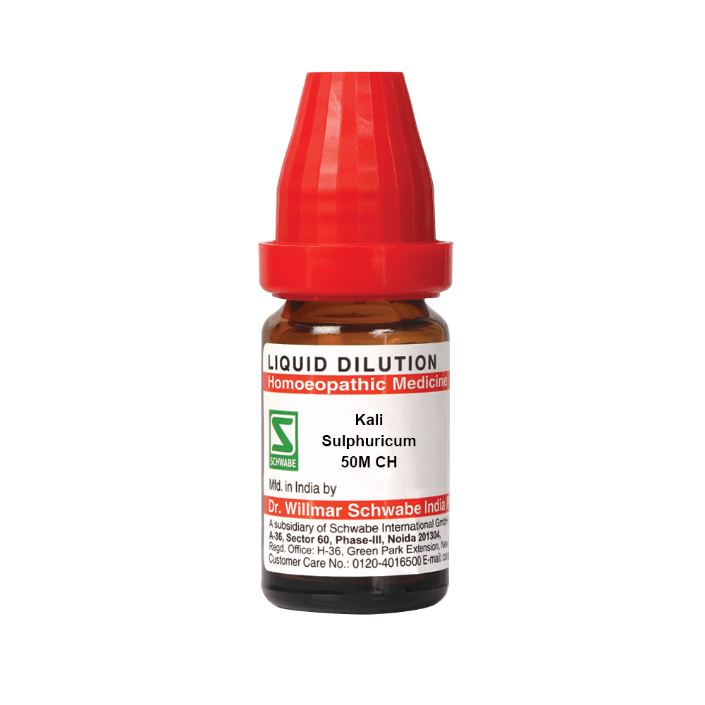 Dr Willmar Schwabe India Kali Sulphuricum Dilution 50M CH Dr Willmar Schwabe India Kali Sulphuricum Dilution 50M CH