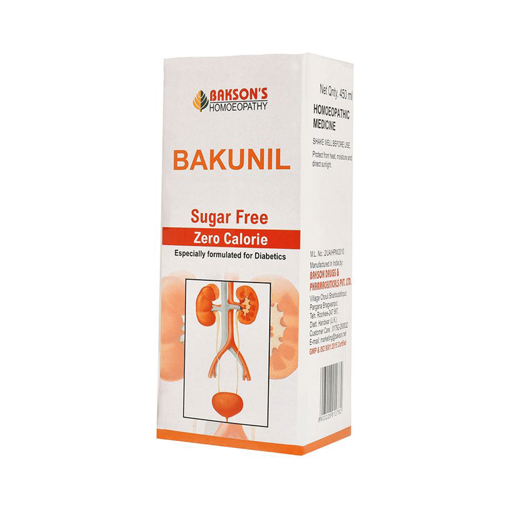 Bakson's Bakunil Syrup Sugar Free