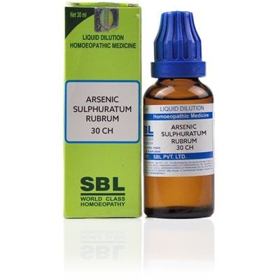 SBL Arsenic Sulphuratum Rubrum Dilution 30 CH
