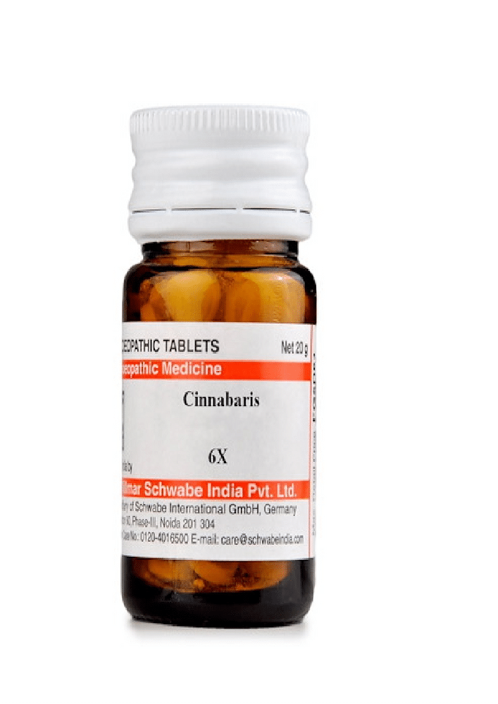 Dr Willmar Schwabe India Cinnabaris Trituration Tablet 6X