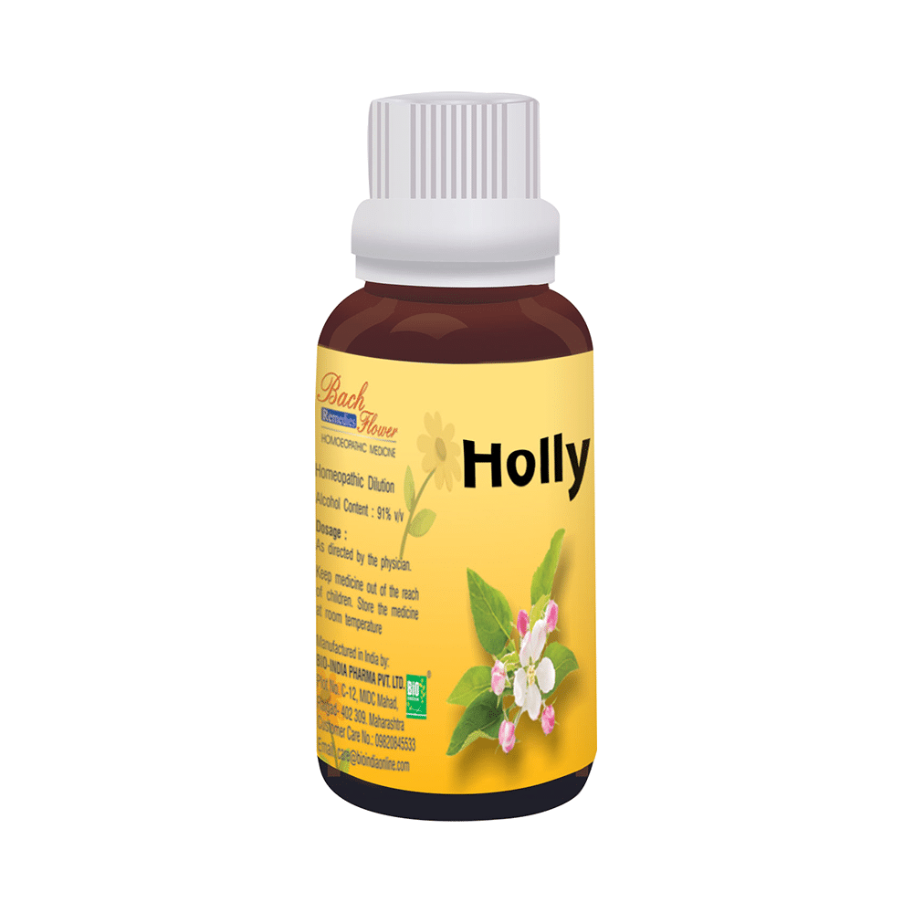 Showing image for Bio India Bach Flower Holly Bio India Bach Flower Holly image