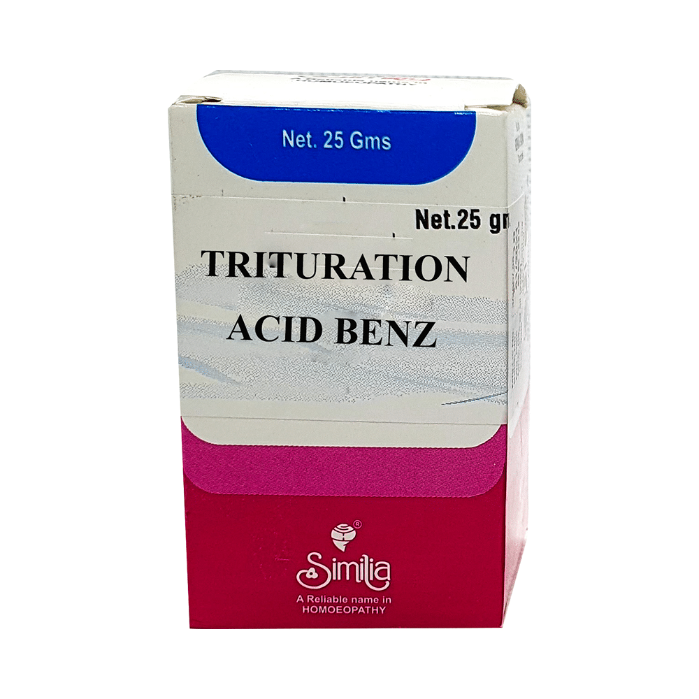 Similia Acid Benz Trituration Tablet 3X