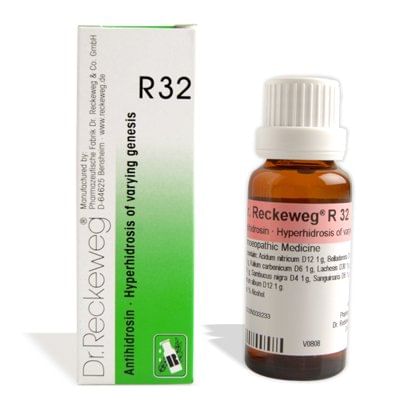 Dr. Reckeweg R32 Excessive Perspiration Drop Dr. Reckeweg R32 Excessive Perspiration Drop