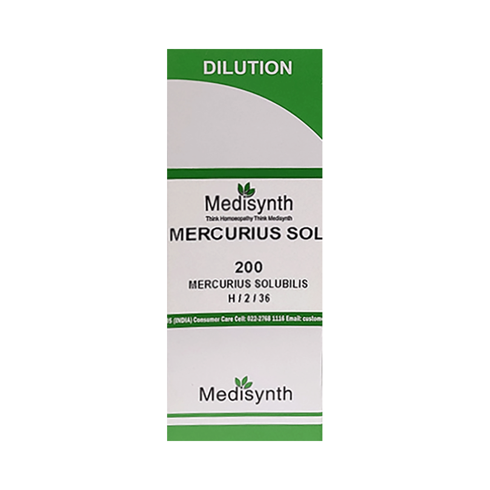 Medisynth Mercurius Solubilis Dilution 200