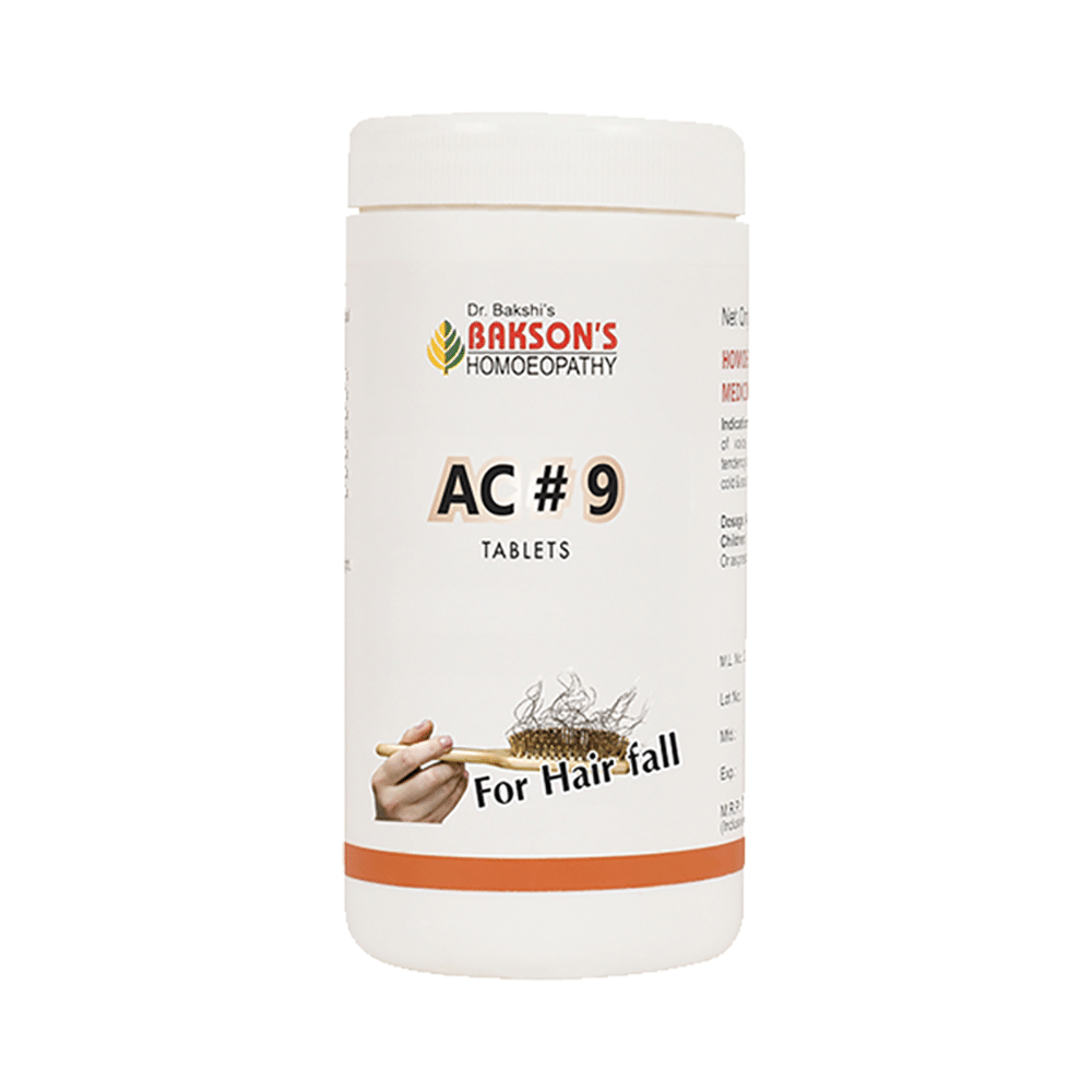 Bakson's AC#9 Tablet Bakson's AC#9 Tablet