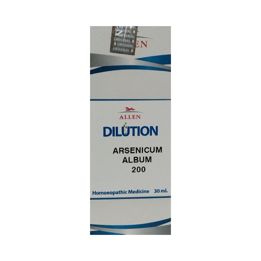 Allen Arsenicum Album Dilution 200 Allen Arsenicum Album Dilution 200