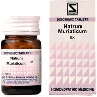 Dr Willmar Schwabe India Natrum Muriaticum Biochemic Tablet 6X Dr Willmar Schwabe India Natrum Muriaticum Biochemic Tablet 6X