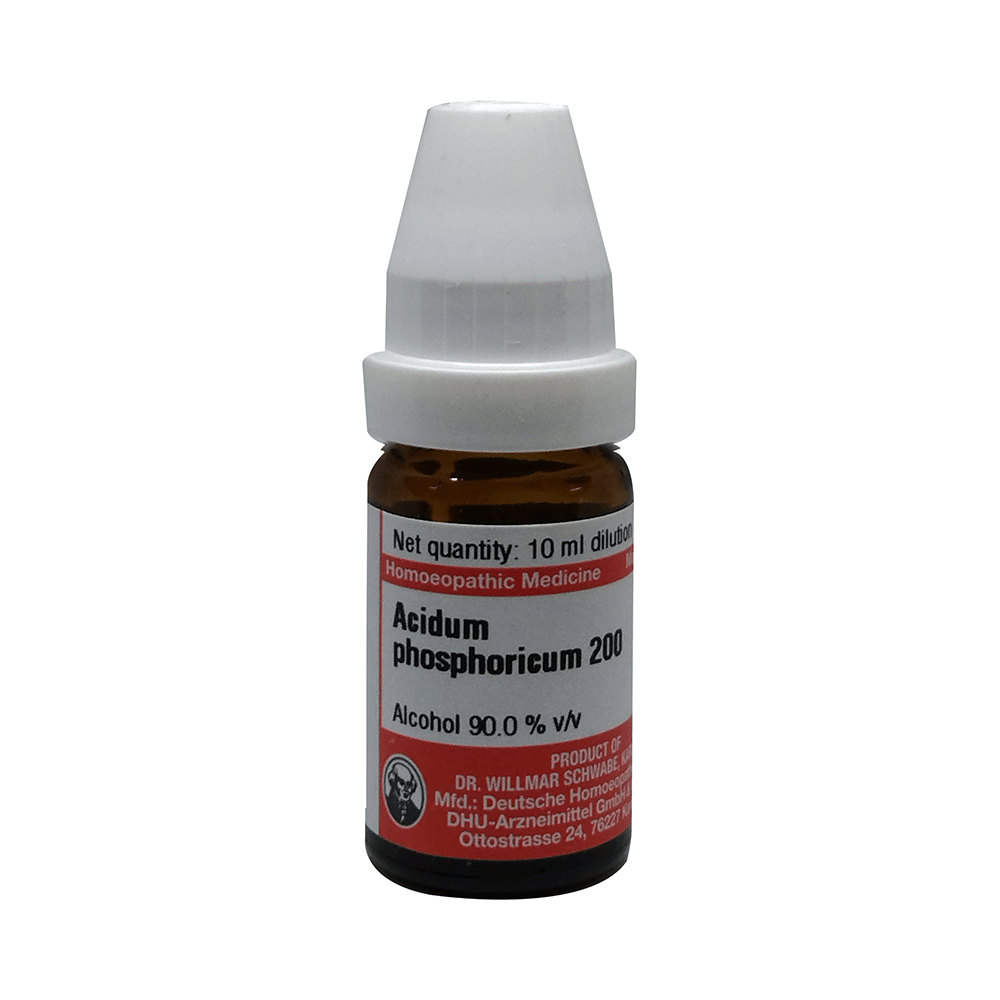 Dr Willmar Schwabe Germany Acidum Phosphoricum Dilution 200 Dr Willmar Schwabe Germany Acidum Phosphoricum Dilution 200