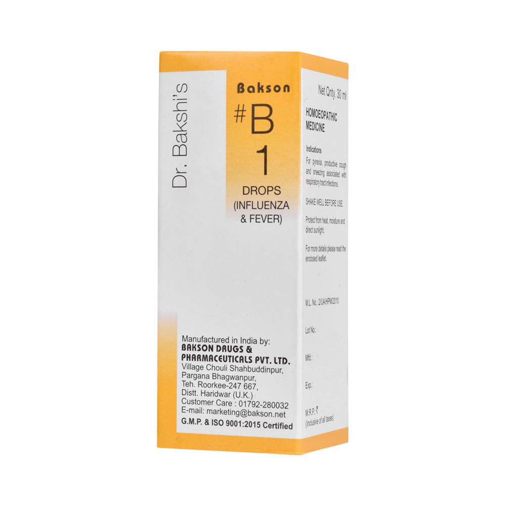 Bakson B1 Influenza & Fever Drop Bakson B1 Influenza & Fever Drop