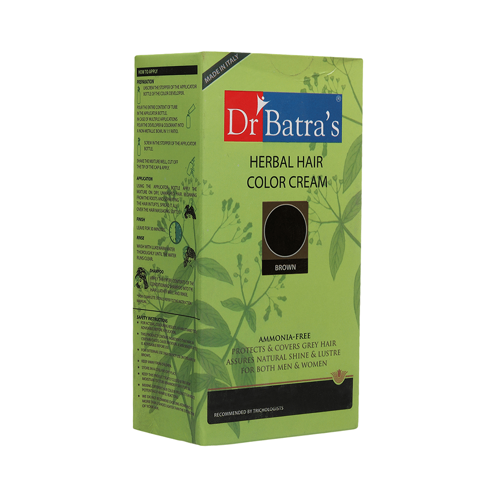 Dr Batra's Herbal Hair Color Cream Brown Dr Batra's Herbal Hair Color Cream Brown