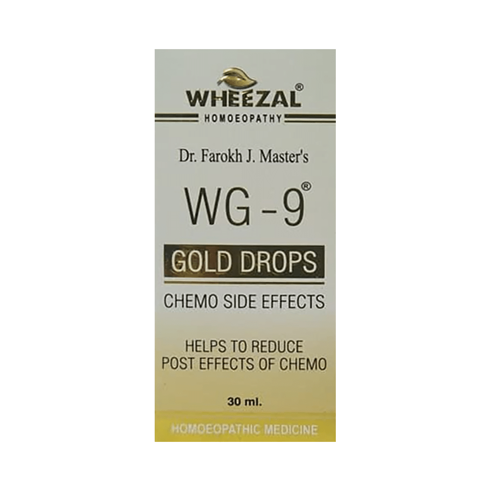 Wheezal WG9 Chemo Side Effects Gold Drop