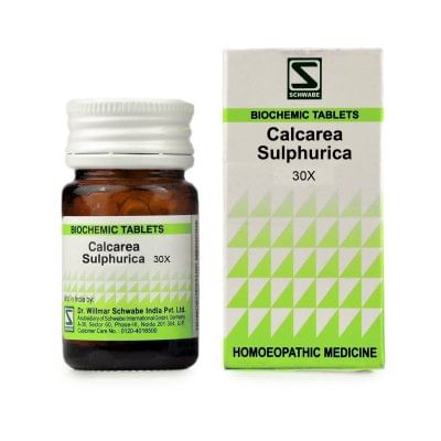 Dr Willmar Schwabe India Calcarea Sulphurica Biochemic Tablet 30X