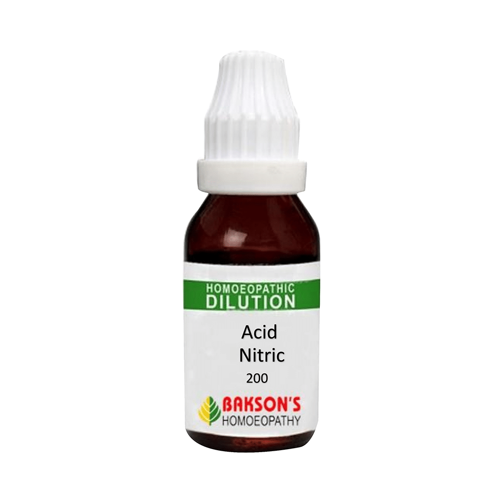 Bakson's Acid Nitric Dilution 200 CH Bakson's Acid Nitric Dilution 200 CH