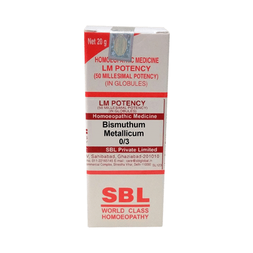 SBL Bismuthum Metallicum 0/3 LM