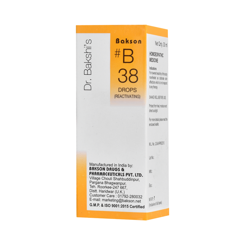 Bakson B38 Reactivating Drop Bakson B38 Reactivating Drop