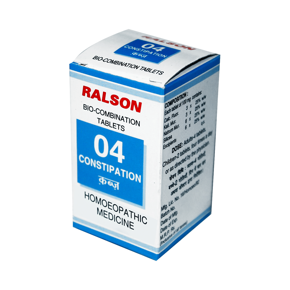 Ralson Remedies Bio-Combination 04 Tablet Ralson Remedies Bio-Combination 04 Tablet