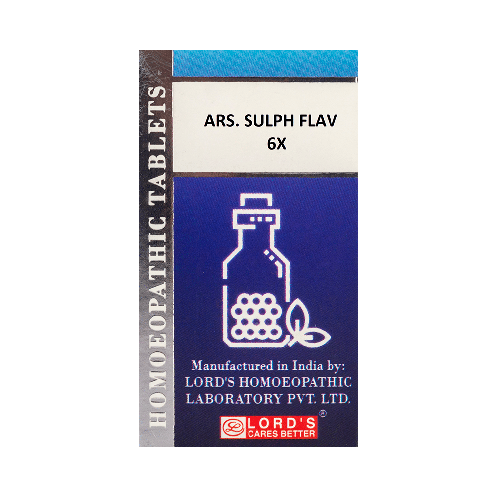 Lord's Ars Sulph Flav Trituration Tablet 6X