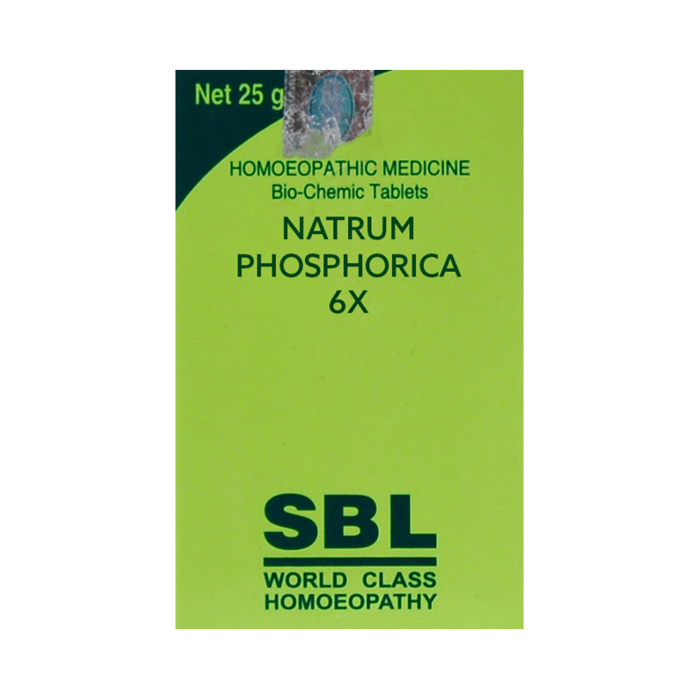 SBL Natrum Phosphorica Biochemic Tablet 6X