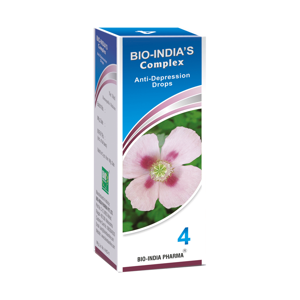 Showing image for Bio India Complex 4 Anti-Depression Drop Bio India Complex 4 Anti-Depression Drop Medicines image