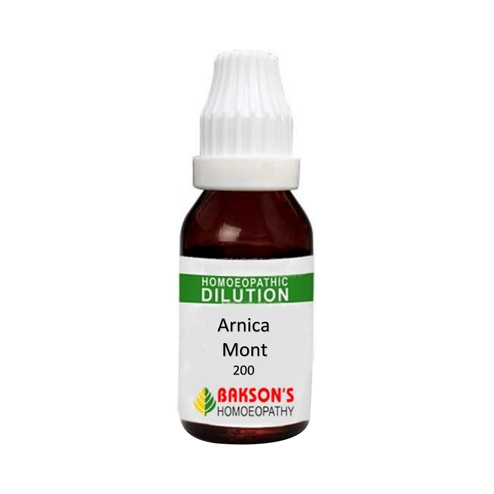 Bakson's Arnica Mont Dilution 200 CH Bakson's Arnica Mont Dilution 200 CH