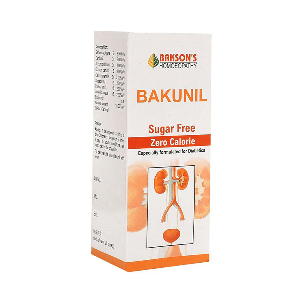 Bakson's Bakunil Syrup Sugar Free