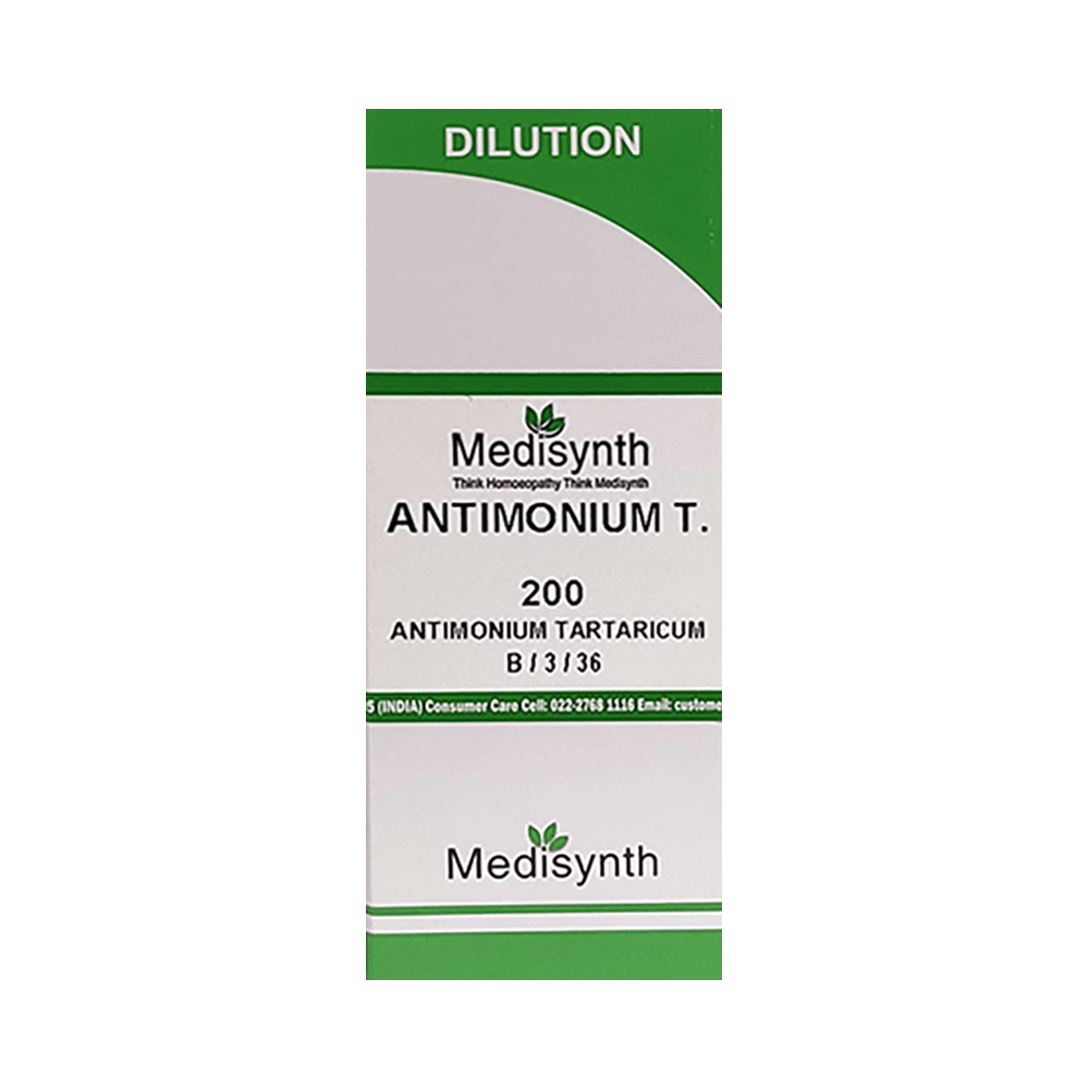 Medisynth Antimonium Tartaricum Dilution 200