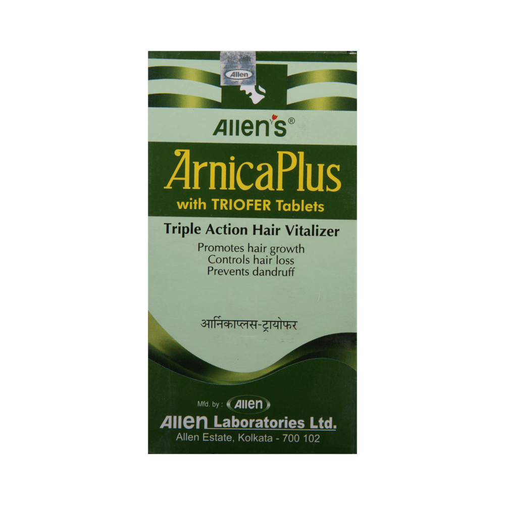 Buy Allen's Arnica Plus (Hair Vitalizer 100 Ml+ Triofer 50 Tablets) Kit  Online