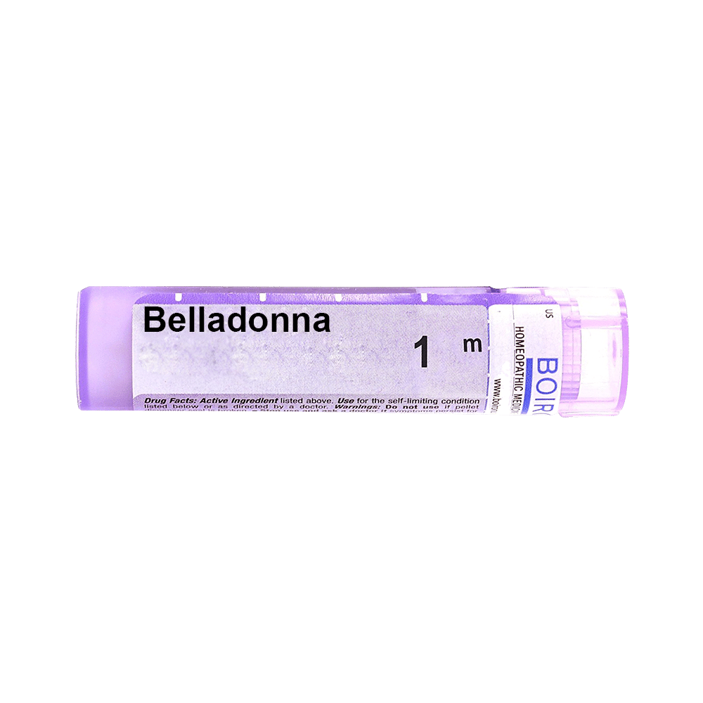 Showing image for Boiron Belladonna Pellets 1M Boiron Belladonna Pellets 1M Homeopathic medicine for Nervous System, Homeopathic medicine for Respiratory System, Homeopathic medicine for Bronchitis, Homeopathic medicine for Cough image