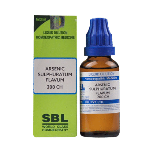 SBL Arsenic Sulphuratum Flavum Dilution 200 CH