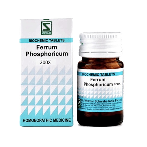 Dr Willmar Schwabe India Ferrum Phosphoricum Biochemic Tablet 200X