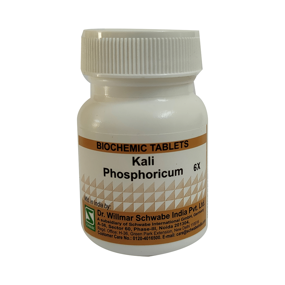 Dr Willmar Schwabe India Kali Phosphoricum Biochemic Tablet 6X Dr Willmar Schwabe India Kali Phosphoricum Biochemic Tablet 6X