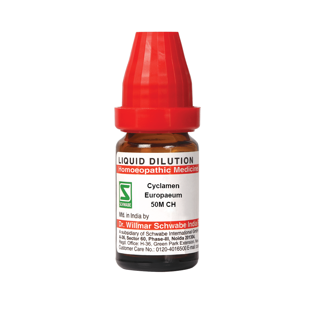 Dr Willmar Schwabe India Cyclamen Europaeum Dilution 50M CH Dr Willmar Schwabe India Cyclamen Europaeum Dilution 50M CH