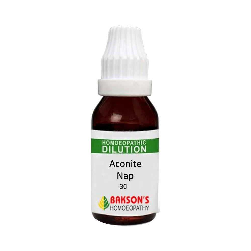 Bakson's Aconite Nap Dilution 30 CH Bakson's Aconite Nap Dilution 30 CH
