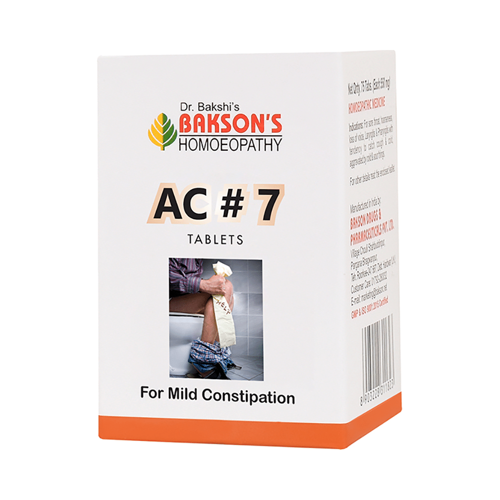 Bakson's AC#7 Tablet Bakson's AC#7 Tablet