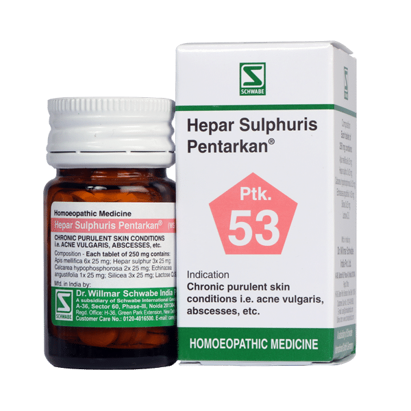 Dr Willmar Schwabe India Hepar Sulphuris Pentarkan Tablet