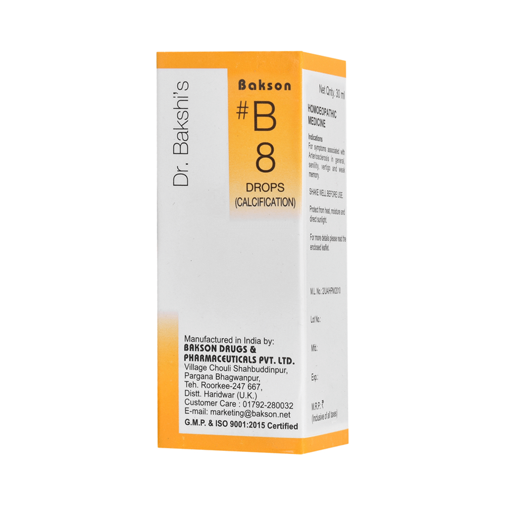 Bakson B8 Calcification Drop Bakson B8 Calcification Drop