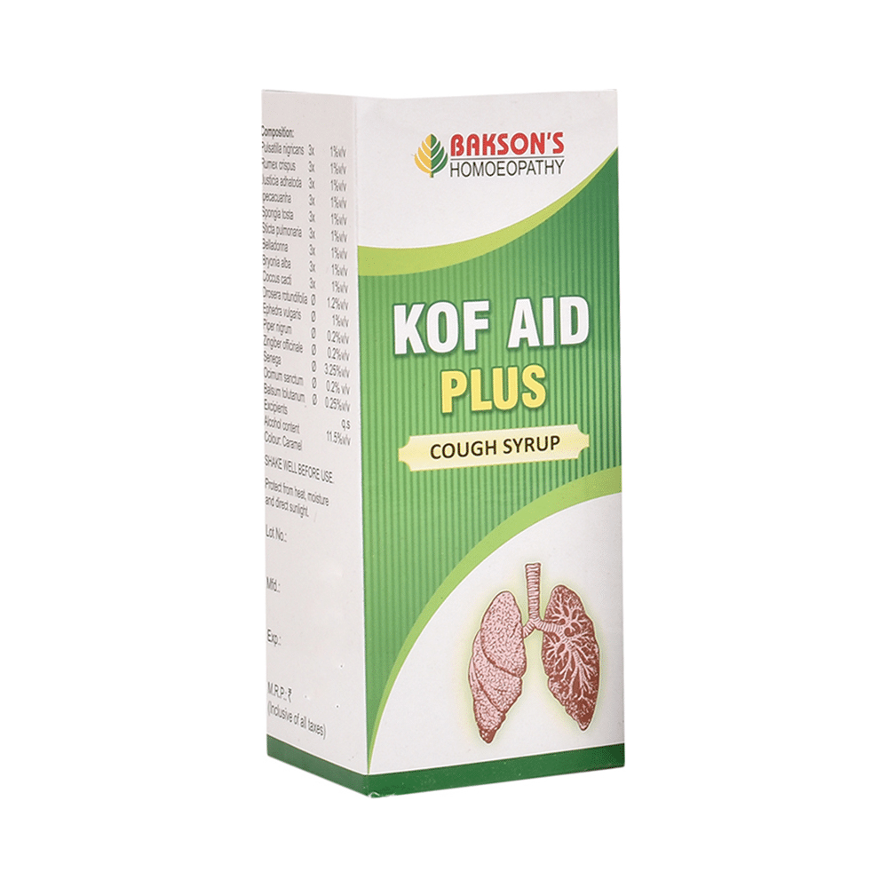 Buy Bakson's Kof Aid Plus Cough Syrup Online
