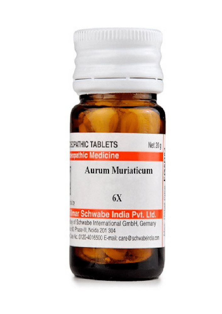 Dr Willmar Schwabe India Aurum Muriaticum Trituration Tablet 6X