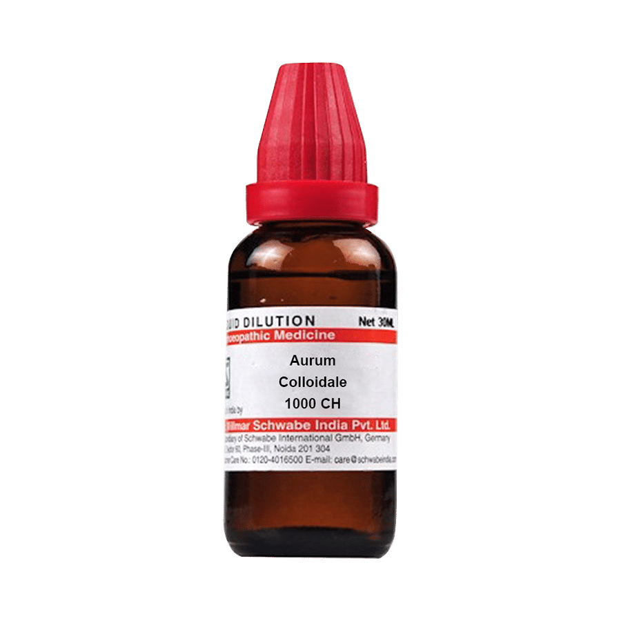 Dr Willmar Schwabe India Aurum Colloidale Dilution 1000 CH