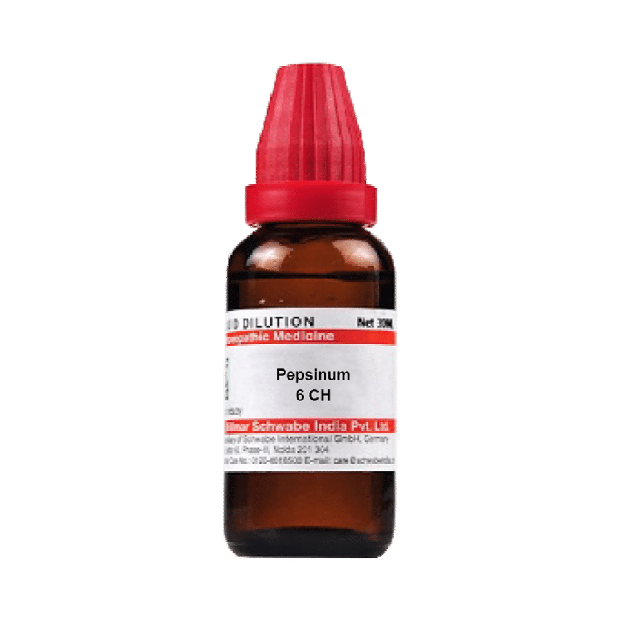 Dr Willmar Schwabe India Pepsinum Dilution 6 CH Dr Willmar Schwabe India Pepsinum Dilution 6 CH