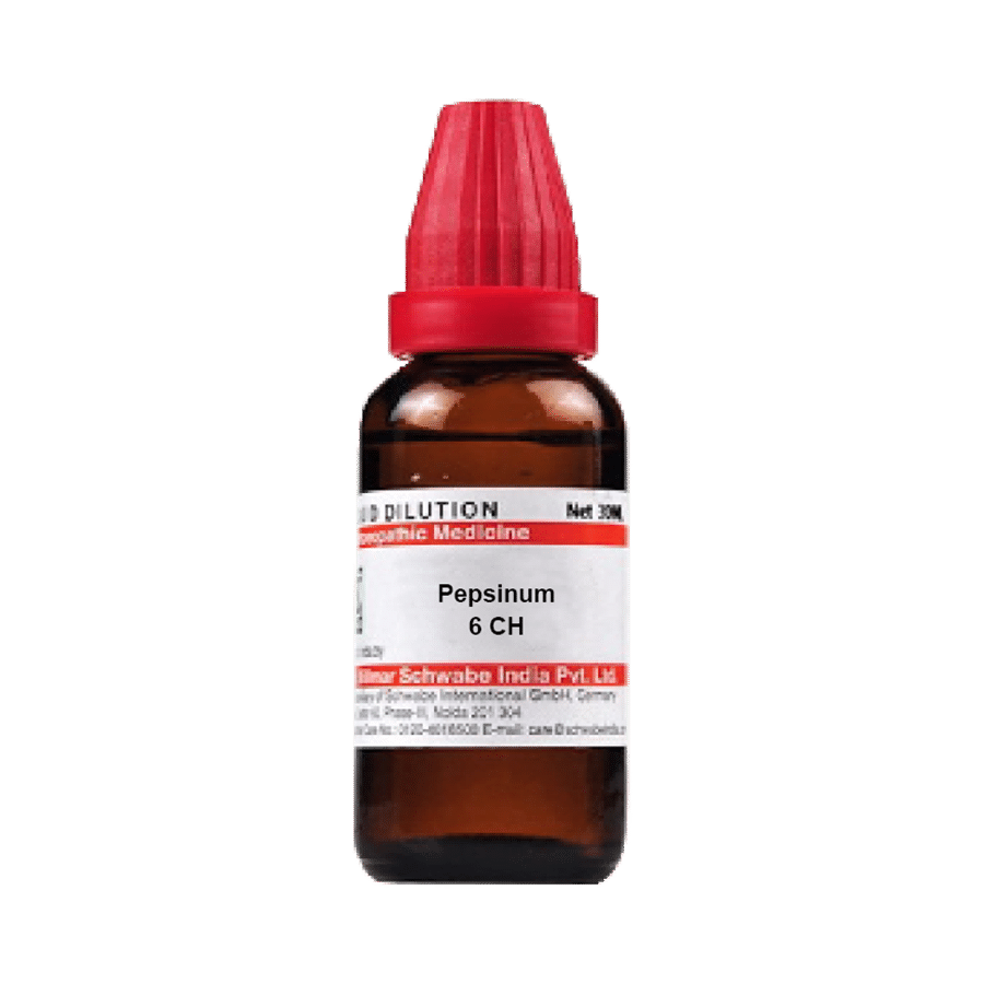 Dr Willmar Schwabe India Pepsinum Dilution 6 CH