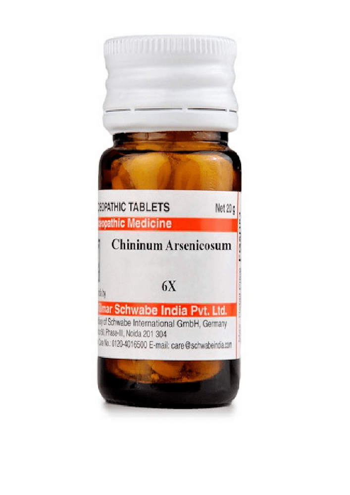Dr Willmar Schwabe India Chininum Arsenicosum Trituration Tablet 6X
