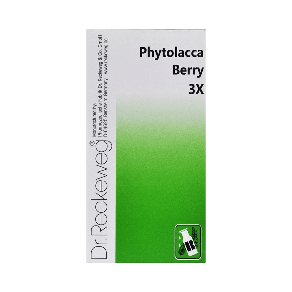 Dr. Reckeweg Phytolacca Berry Trituration Tablet 3X