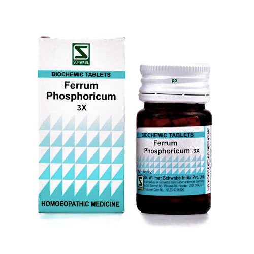 Dr Willmar Schwabe India Ferrum Phosphoricum Biochemic Tablet 3X