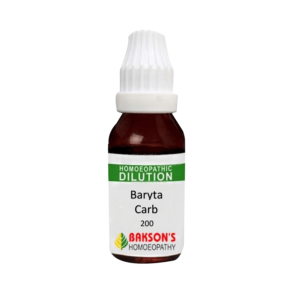 Bakson's Baryta Carb Dilution 200 CH