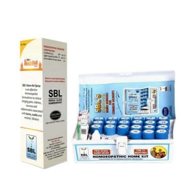 SBL 119 Homeopathic Home Kit With Burn Spray (Combo Of 2)
